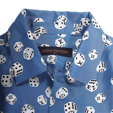 louis vuitton dice shirt replica|louis vuitton black polo shirt.